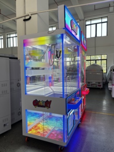 Mini Macchina Artiglio in Metallo per Lingua Inglese, Giocattolo Spingimonete, Mini Gru in Plastica, Gioco di Peluche per Bambini - Product Image 1