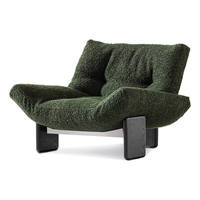 Fauteuil de détente de luxe léger, design haut de gamme, pour salon de villa, fauteuil individuel
