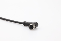 Connecteur d'aviation M12 personnalisé en usine, 2 à 12 broches, câbles blindés PUR/PVC de 1M à 10M, connecteur étanche droit ou coudé
