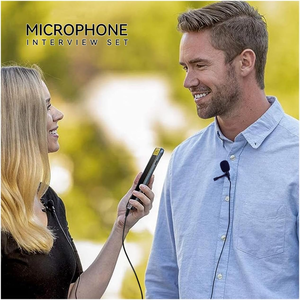Microphone de studio pour iPhone microphone à condensateur mini microphone micro mains libres micro d'enregistrement pour <span class=keywords><strong>YouTube</strong></span>, interview, vidéo - Product Image 4