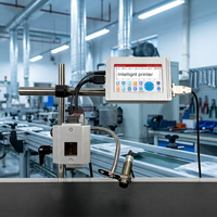 Impresora Térmica de Banda Transportadora de Alta Velocidad con Tinta Solvente para Impresión Automática de 5 Líneas en Cajas y Bolsas de Plástico