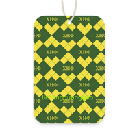 Désodorisant de voiture Iota Phi Lambda, promotionnel, vente en gros, sororité, personnalisé avec n'importe quel logo, désodorisant de voiture carré personnalisé