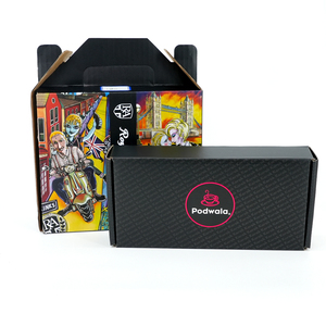 Boîtes en carton ondulé pour soins de la peau, vêtements et expédition de colis de Noël, avec poignée - Product Image 3