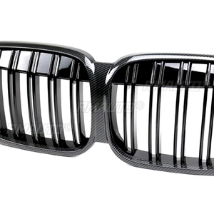 Calandre de pare-chocs avant pour BMW X1 F48 LCI 2020 - 2022, aspect fibre de carbone, style M Performance, pièces de rechange pour calandre de course - Product Image 3