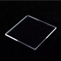 Impression promotionnelle de logo personnalisé sur de grandes feuilles d'acrylique Acrylique transparent de l'impression numérique 4mm