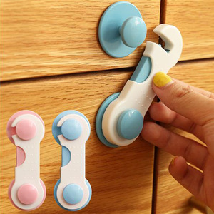 Verrou de tiroir en plastique durable à l'épreuve des enfants, protection de sécurité pour armoire de bébé, emballage blanc - Product Image 6