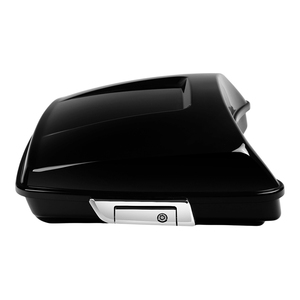 Bolsa Trasera <span class=keywords><strong>para</strong></span> Motocicleta <span class=keywords><strong>de</strong></span> 5.5 Pulgadas con Cierres Cromados y <span class=keywords><strong>Respaldo</strong></span>, Compatible con Harley Touring Road Street Glide 2014-2023, ABS Negro Brillante - Product Image 3