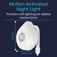 TOACH Led Siège Bol Lampe Intelligente Rechargeable Toilette Détecteur de Mouvement Veilleuses RGB Toilette Lumière pour Salle de Bains