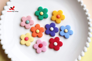 Accesorios de Resina para Decoración de Uñas 3D, Flores Pequeñas Coloridas Kawaii, Adornos de Resina, Joyería de Dibujos Animados - Product Image 2