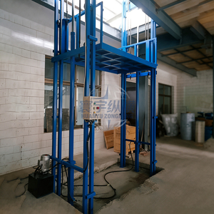 Monte-charge hydraulique robuste sur rail, télécommandé, pour entrepôt de construction - Product Image 6