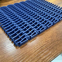 Bandes modulaires personnalisables, courroies maillées à pas de 27,2 mm, convoyeurs à grille plate pour les usines de transformation alimentaire, systèmes de convoyage