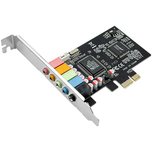 PCI-E 5,1 <span class=keywords><strong>Tarjeta</strong></span> <span class=keywords><strong>de</strong></span> <span class=keywords><strong>sonido</strong></span> Computadora 5,1 <span class=keywords><strong>Canales</strong></span> 3D Surround <span class=keywords><strong>6</strong></span> <span class=keywords><strong>Canales</strong></span> Juegos Música Digital CMI8738 Chip <span class=keywords><strong>Tarjeta</strong></span> <span class=keywords><strong>de</strong></span> <span class=keywords><strong>sonido</strong></span> para PC <span class=keywords><strong>de</strong></span> escritorio - Product Image 1