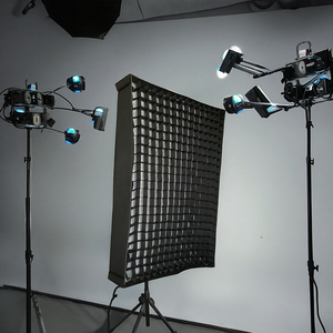 200W đầy đủ màu sắc RGBW quần áo vải <span class=keywords><strong>LED</strong></span> ánh sáng mờ Softbox đèn ứng dụng điều khiển cho live streaming nhiếp ảnh studio <span class=keywords><strong>Video</strong></span> - Product Image 2