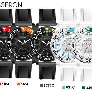 Montres de sport automatiques de collection 2023 Besseron Bioceramics avec boîtier en acier inoxydable et lunette en acier inoxydable - Product Image 1