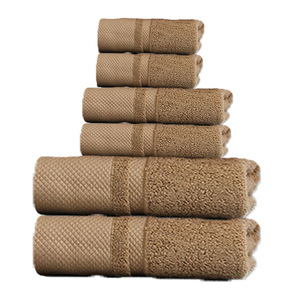 Ensemble de 6 serviettes de bain, visage et mains en tissu éponge biologique 450 g/m², 100 % coton peigné, séchage rapide, écologiques, douces, qualité hôtelière, pour la maison - Product Image 5