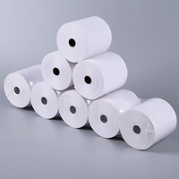 Rouleau de papier thermique économique 48g 80x80mm, fourni par l'usine pour utilisation commerciale en point de vente