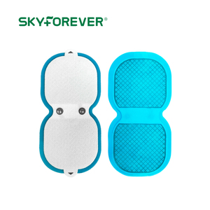 SKYFOREVER再利用可能スナッグフィット70 * 170mmダブル3.5mmボタンスナップ療法電極パッチTENSマッサージ低周波デバイス用 - Product Image 2