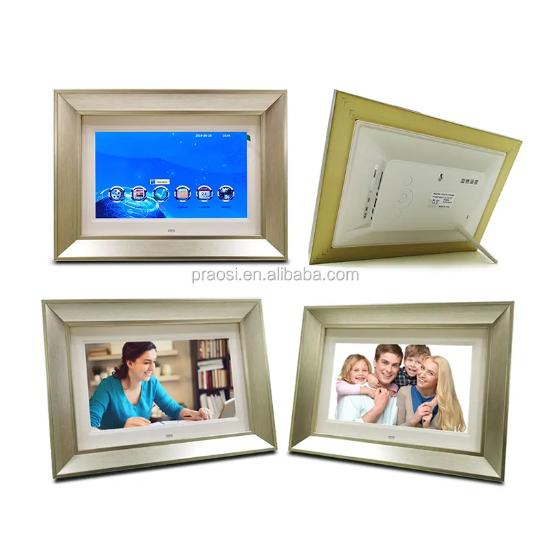 Hot hd video download inglês azul filme/mp4/moldura digital/7 "digital photo frame de vídeo loop digital photo frame calendário google