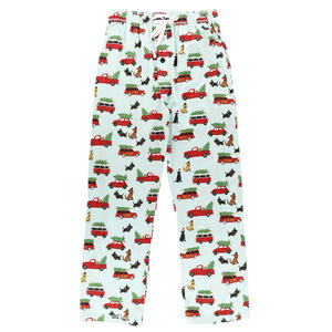 Pyjama décontracté pour homme et garçon, imprimé animal de dessin animé, pantalon de pyjama, bas de pyjama, spandex/polyester - Product Image 5