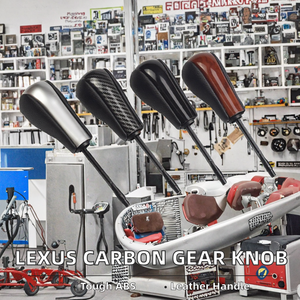 Para <span class=keywords><strong>BMW</strong></span> E39 E46 E53 E60 E61 E63 E64 E83 E81 E82 E87 E90 E91 E92 E93 perilla de cambio de marchas palanca de cambios de cuero nuevo - Product Image 2