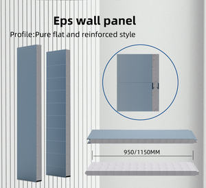 <span class=keywords><strong>Isolation</strong></span> Thermique Haute Efficacité Villa Moderne Panneaux Sandwich en Acier Coloré avec Noyau en Mousse EPS PU Écologique pour Murs et Toits Extérieurs Hôtel - Product Image 3