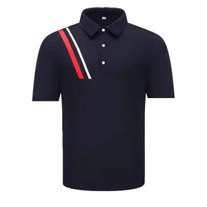 Heren Golfshirts Polo Type Sport Dragen Nieuwe Korte Mouw T-Shirt Golfkleding Ademende Sneldrogende Training T-Shirt Outdoor Sport