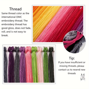 Kits <span class=keywords><strong>de</strong></span> Punto <span class=keywords><strong>de</strong></span> Cruz con Estampado <span class=keywords><strong>de</strong></span> <span class=keywords><strong>Panda</strong></span> Rojo NKF, Decoración del Hogar, Conjuntos <span class=keywords><strong>de</strong></span> Bordado, Kit <span class=keywords><strong>de</strong></span> Crochet - Product Image 4