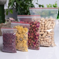 Fabriekslevering op maat gemaakte herbruikbare ziplock zakken, waterdichte voedselbewaarzakjes, biologisch afbreekbaar plastic met logo en maatopties