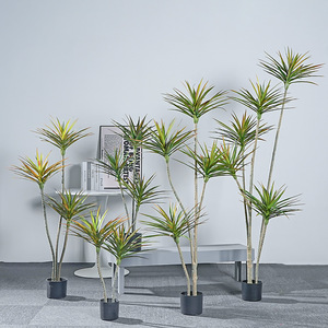 Simulación de árbol de sangre de dragón, estilo Wabi-sabi, planta verde, árbol <span class=keywords><strong>falso</strong></span>, decoración de sala de estar, planta de simulación, planta de suelo de <span class=keywords><strong>Agave</strong></span> - Product Image 1