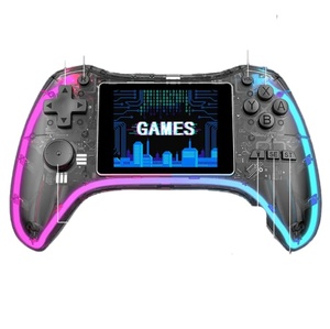 B2B P6 Transparent RGB <b>Mini</b> Handheld Retro Gaming Player Portable 3 Inch LCD Display Built In 620 Video Arcade Child Present - Product Image 2