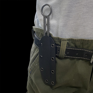 سكين YG826R ذو نصل ثابت مع غمد كايدكس، سكين بقاء للدفاع عن النفس بنصل مستقيم حاد، سكاكين للصيد والتخييم - Product Image 6