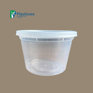 Hộp đựng thức ăn dùng một lần PLASTICORE 16oz chất lượng tốt, có nắp, chất liệu nhựa cao cấp, dùng được trong tủ đông - Product Image 6