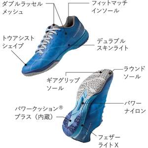 รองเท้าปิงปองนิตทาคุ มูฟวิ่ง แอโร สำหรับทุกเพศทุกวัย รุ่น NS-4442 - Product Image 2