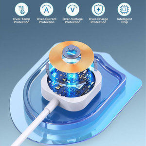 <span class=keywords><strong>Cargador</strong></span> Inalámbrico <span class=keywords><strong>Redondo</strong></span> USB Tipo C de 5 W para Reloj Apple Iwatch 9 8 7 6 5 4 3 2 1, Base de Carga Magnética para Reloj, 2025 - Product Image 4