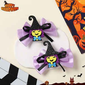 Serre-tête d'Halloween pour filles, décoration de fête pour enfants, pince à cheveux mignonne pour frange - Product Image 3