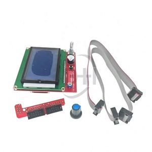 12864 สมาร์ทคอนโทรลเลอร์ RAMPS 1.4 LCD 12864 แผงควบคุมจอแอลซีดีหน้าจอสีน้ำเงินสำหรับเครื่องพิมพ์ 3D LCD12864 - Product Image 1