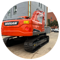 Excavatrice sur chenilles d'occasion Doosan Dx225Lca Corée 23 tonnes, pour travaux routiers, miniers et de construction de fondations, hydraulique diesel, en stock