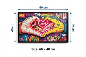 Arte de Grafiti Callejero, Decoración LED de Neón, Pintura Decorativa, Póster Impreso en Neón, Arte para Colgar en la Pared, Pintura LED de Neón para Decoración del Hogar y Clubes - Product Image 3