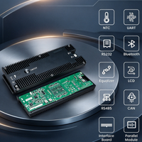 BMS LiFePO4 48V avec 100A 15S 16S, protection bidirectionnelle intégrée DC-DC, protection multiple pour la gestion de batteries lithium haute puissance