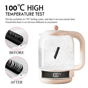 Abonnie Lash Trays Venta al por mayor Extensiones de pestañas Cachemira <span class=keywords><strong>Negro</strong></span> mate Terciopelo <span class=keywords><strong>ruso</strong></span> Extensiones de pestañas 03 Base suelta Extensión de pestañas - Product Image 6