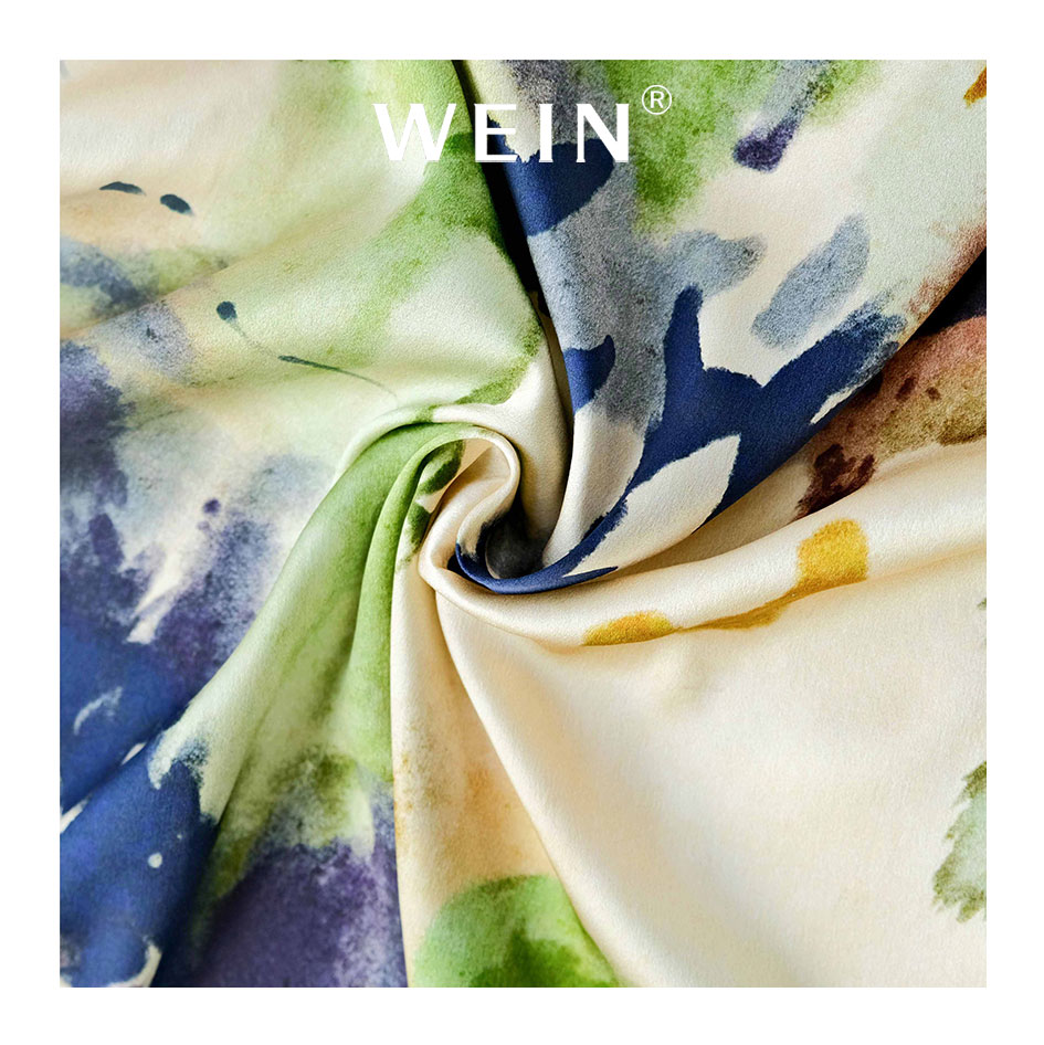 WI-Z0616 Silk Fabrics Wholesale Good Price Clothing Digital Printing Silk Charmeuse 100% Silk Fabric for dresses