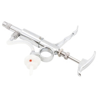 Seringues vétérinaires de 5 ml pour porcs, vaches, chiens, pistolet injecteur de vaccin vétérinaire, seringue injectrice continue pour bétail