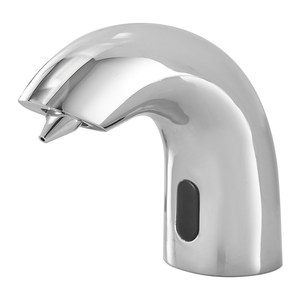 Distributeur automatique de savon mousse en laiton chromé poli, pompe sans contact à capteur pour lavabo de salle de bain d'hôtel, commercial ou domestique - Product Image 6