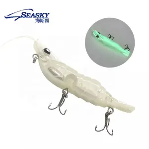 Seasky OEM 13g 7cm X esca da pesca per gamberetti ABS plastica dura esca per gamberi d'acqua dolce