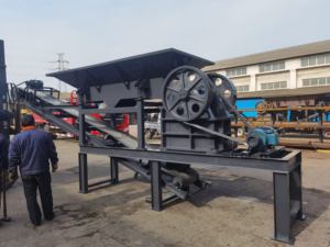 <span class=keywords><strong>PE500X750</strong></span> 100 T/H Rock Granite Mobile tragbare Steinkalkstein-Zerkleinerung maschine Preis Backen brecher mit Förderer und Zuführung - Product Image 4