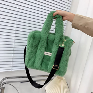 Sac à main fourre-tout <span class=keywords><strong>en</strong></span> fausse <span class=keywords><strong>fourrure</strong></span> moelleuse pour femme, sac à bandoulière <span class=keywords><strong>en</strong></span> peluche pour l'hiver, idéal pour les filles - Direct Usine - Product Image 1