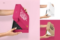 Boîte d'emballage en carton ondulé de haute qualité, écologique, en matériaux recyclés, taille et couleur personnalisées, laminage mat, gaufrage, magnétique