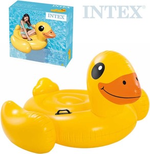<span class=keywords><strong>INTEX</strong></span> 57556 <span class=keywords><strong>Pato</strong></span> Amarillo Inflable para Montar, Entretenimiento Acuático al Aire Libre, Parque Acuático Inflable Flotante - Product Image 2