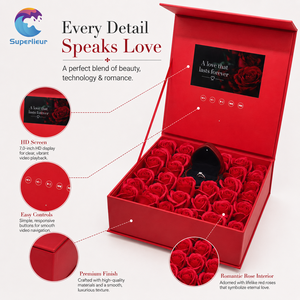 Écran LCD de boîtier vidéo numérique intelligent de 7 pouces Superlieur prend en charge les formats <span class=keywords><strong>JPG</strong></span>/<span class=keywords><strong>PNG</strong></span>/JPEG MP4 musique MP3 pour les invitations de mariage - Product Image 6