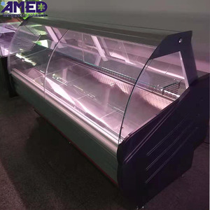 Équipement de supermarché AMED, réfrigérateur de <span class=keywords><strong>boucherie</strong></span> à porte vitrée <span class=keywords><strong>ouverte</strong></span> à l'avant, réfrigérateur pour viande et charcuterie - Product Image 6